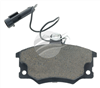 EURO-LINE BRAKE PADS SET ALFA 164 2.0 2.0TS WITH SENSOR BT242ELC