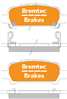 4WD BRAKE PADS SET SUBARU IMPREZA 2002- BT274E