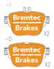 ENDURE BRAKE PAD SET BT27750ELH