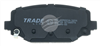 TRADELINE BRAKE PAD SET REAR CHRYSLER GRAND VOYAGER V RT BT3005TS