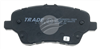 TRADELINE BRAKE PAD SET FRONT FORD FIESTA VI 1.6L 2013- BT3006TS