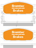 TRADELINE BRAKE PAD SET FRONT MITSUBIHI MIRAGE 1.5 (USA) BT396TS