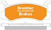 TRADE-LINE BRAKE PADS SET MAZDA 323 1989- BT412TS