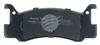 TRADE-LINE BRAKE PADS SET MAZDA 323 1989- BT412TS