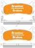 TRADE-LINE BRAKE PADS SET MAZDA 323 BH 1.8 1994-98 BT437TS