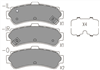 TRADE-LINE BRAKE PADS SET NISSAN SENTRA 1995-99 BT446TS