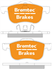 4WD BRAKE PADS SET VOLVO XC70 2002- BT486E