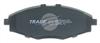 TRADE-LINE BRAKE PADS SET DAEWOO LANOS 1.5 1997- BT524TS