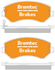 TRADE-LINE BRAKE PADS SET CHRYSLER VOYAGER 2000- BT584ATS