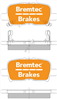 4WD BRAKE PADS SET HONDA MDX 4D WAGON 2001-03 BT588E