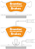 TRADE-LINE BRAKE PADS SET ALFA 156 (W/SENSOR) 2000- BT629TS