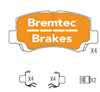 TRADELINE BRAKE PAD SET FRONT SUZUKI BALENO 1.8L 2001- BT663TS