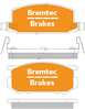 TRADE-LINE BRAKE PADS SET TOYOTA CORROLA KE70 (S.E.A) 83 BT696TS