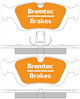 TRADE-LINE BRAKE PADS SET BMW 3 SERIES (E46) 1999- BT862TS