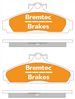 TRADE-LINE BRAKE PADS SET HOLDEN CAMIRA JB, JD, JE 1982- BT877TS