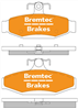 TRADE-LINE BRAKE PADS SET NISSAN PINTARA 1986- BT888TS