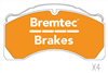 TRANS-LINE BRAKE PAD SET MERITOR DX195 CALIPER BT90570TL