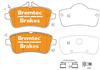 EUROLINE CERAMIC REAR BRAKE PADS MERCEDES W164 ML63 AMG  BT9240ELH