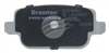 PRO-LINE BRAKE PADS SET FREELANDER (FA_) 2.2 TD4, 3.2 BT978PRO