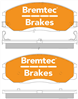 TRADE-LINE BRAKE PADS SET HYUNDAI SANTE FE 2.4, 2.7 4X4 BT984TS