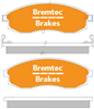 TRADE-LINE BRAKE PAD FRONT SET MAXIMA A32 A33 TRITON MK BT996TS