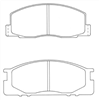 FRONT DISC BRAKE PADS TOYOTA LITEACE TOWNACE TARAGO MASTER ACE