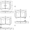 FRONT DISC BRAKE PADS FORD MAZDA LASER 323 DB1158F