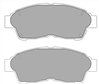 FRONT DISC BRAKE PADS - TOYOTA CAMRY SXV20 98-03 DB1267 UC