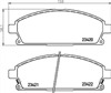 FRONT DISC BRAKE PADS -  Nissan X-Trail 01-07