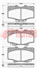 DB1346 E FRONT DISC BRAKE PADS - TOYOTA HILUX VZN130 V6 93-96