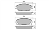 FRONT BRAKE PADS - HOLDEN BARINA COMBO CERAMIC 01-11