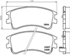 FRONT BRAKE PADS - MAZDA 6 GY CERAMIC 02 06