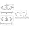 FRONT BRAKE PADS HYUNDAI ELANTRA 03- DB1503FP