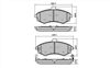 FRONT BRAKE PADS - HYUNDAI ELANTRA/MATRIX CERAMIC 01-