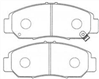 FRONT DISC BRAKE PADS - HONDA ACCORD CL 03-DB1515 UC