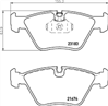 FRONT DISC BRAKE PADS - BMW SER 3 E46 03-05