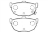 REAR DISC BRAKE PADS - NISSAN BLUEBIRD EU14 97-01