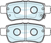 REAR DISC BRAKE PADS - HONDA ODYSSEY 05-08