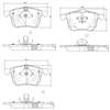 FRONT BRAKE PADS HOLDEN VOLVO SAAB DB1762FP