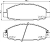 FRONT DISC BRAKE PADS - NISSAN URVAN E25 06- DB1769 UC