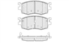 FRONT BRAKE PADS - HYUNDAI/KIA ACCENT i20 RIO CERAMIC 05-