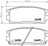 Rear Disc Brake Pads - Holden Captiva 06-11 Hyundai Terracan