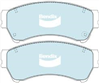 FRONT DISC BRAKE PADS - MAZDA 6 GG  GH 05-