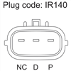 ALTERNATOR 12V 100A MITSUBISHI STYLE MXA335