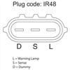 ALTERNATOR 12V 90A MITSUBISHI STYLE