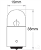 Bayonet Globe 12V 5W Standard - 10 Pce