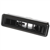 Louvre Rectangle Black Plastic