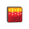 LEDAUT 12V LED Stop/Tail/Indicator Light With Reflex Reflector Twin Bl