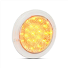 12V Round Indicator Lamp With Clear Lens Recessed Mount