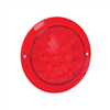 12V Round Stop/Tail Lamp With Red Lens Recessed Mount